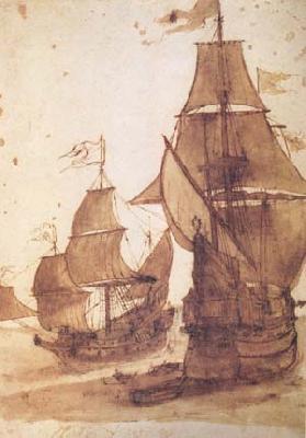 Claude Lorrain Two Frigates (mk17)